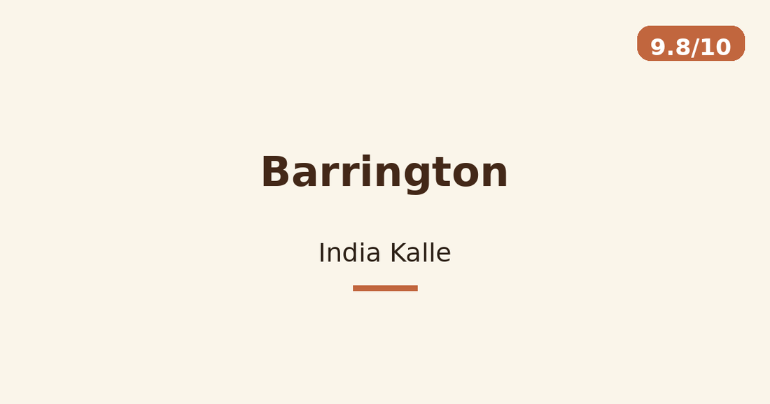 Barrington — India Kalle