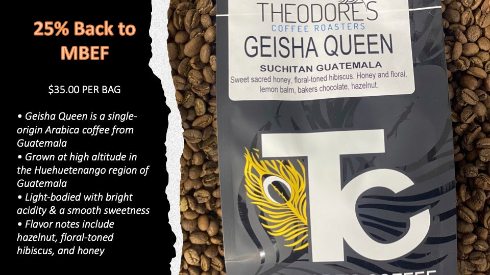 Theodore's Coffee Geisha Queen (12oz)